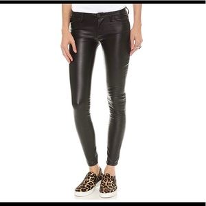Blank Denim vegan faux leather skinny pants 24